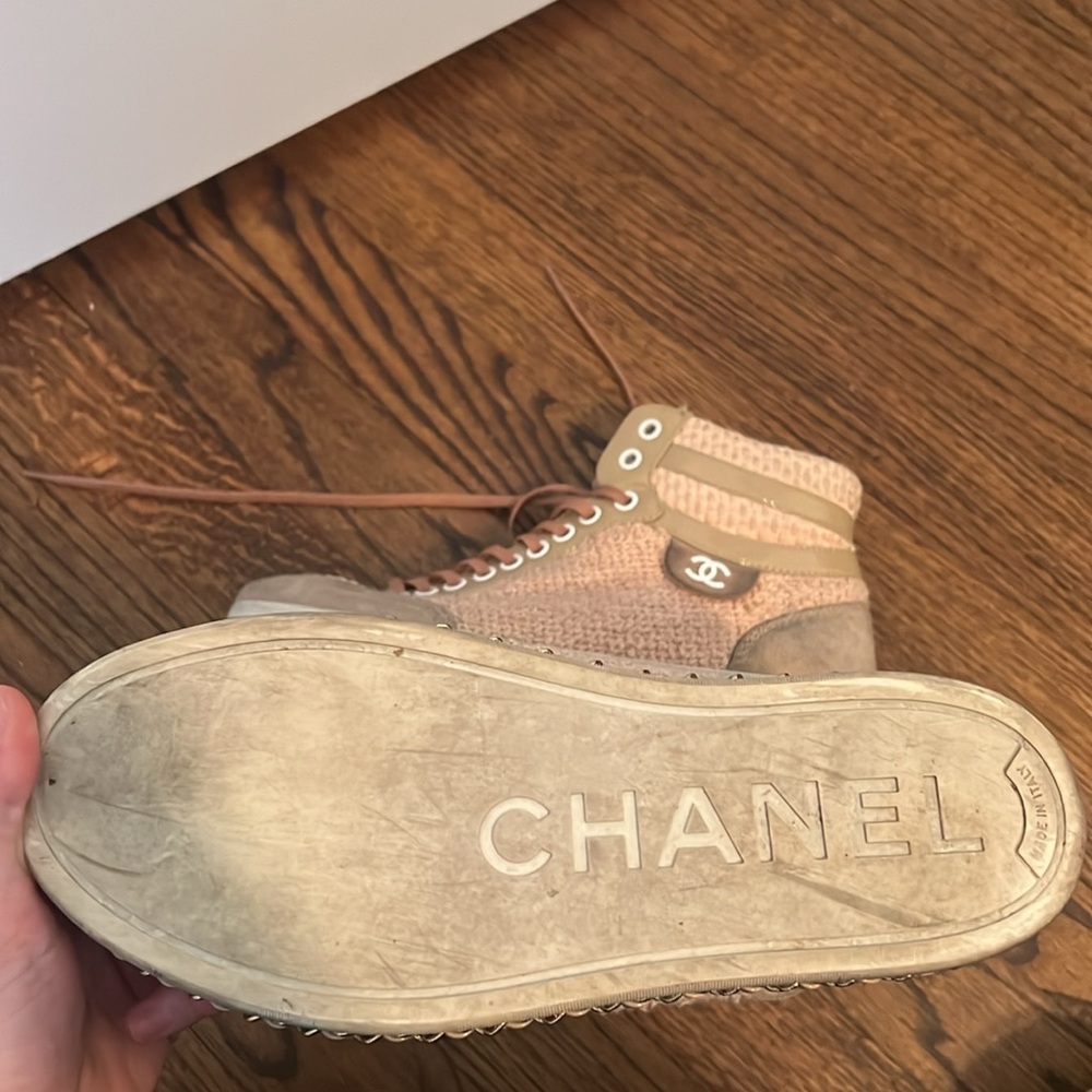 CHANEL S20' Light Pink Tweed High - Picture 5 of 5